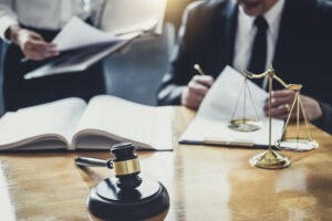 No Win No Fee solicitors working on a claim.